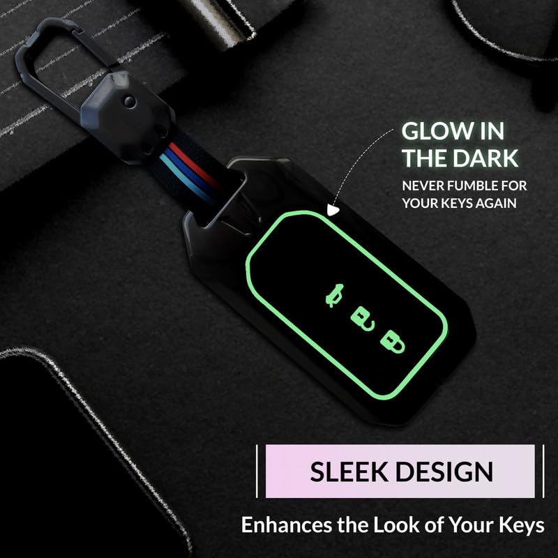 NEODRIFT 'KeyShield' Car Key Cover for Suitable for Honda Elevate (Shape 1, 03 Buttons) (Durable, Stylish, and 360° Protection) - Image 4