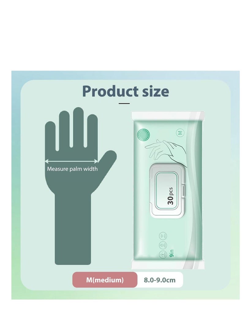 Disposable Waterproof Gloves for Kitchen Cleaning, Disposable Nitrile Gloves, Disposable Long Sleeved Gloves Extended Protection for Kitchen Cooking Cleaning Food Handling (1 Pack x 50 Pieces White) - Image 2