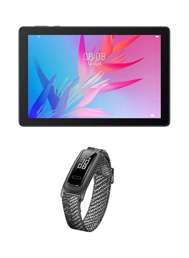 هواوي جهاز Matepad T10 بسعة 2 جيجا بايت وذاكرة داخلية 32 جيجا بايت وشبكة 4G LTE مع هدية Huawei Band 4E - Image 1