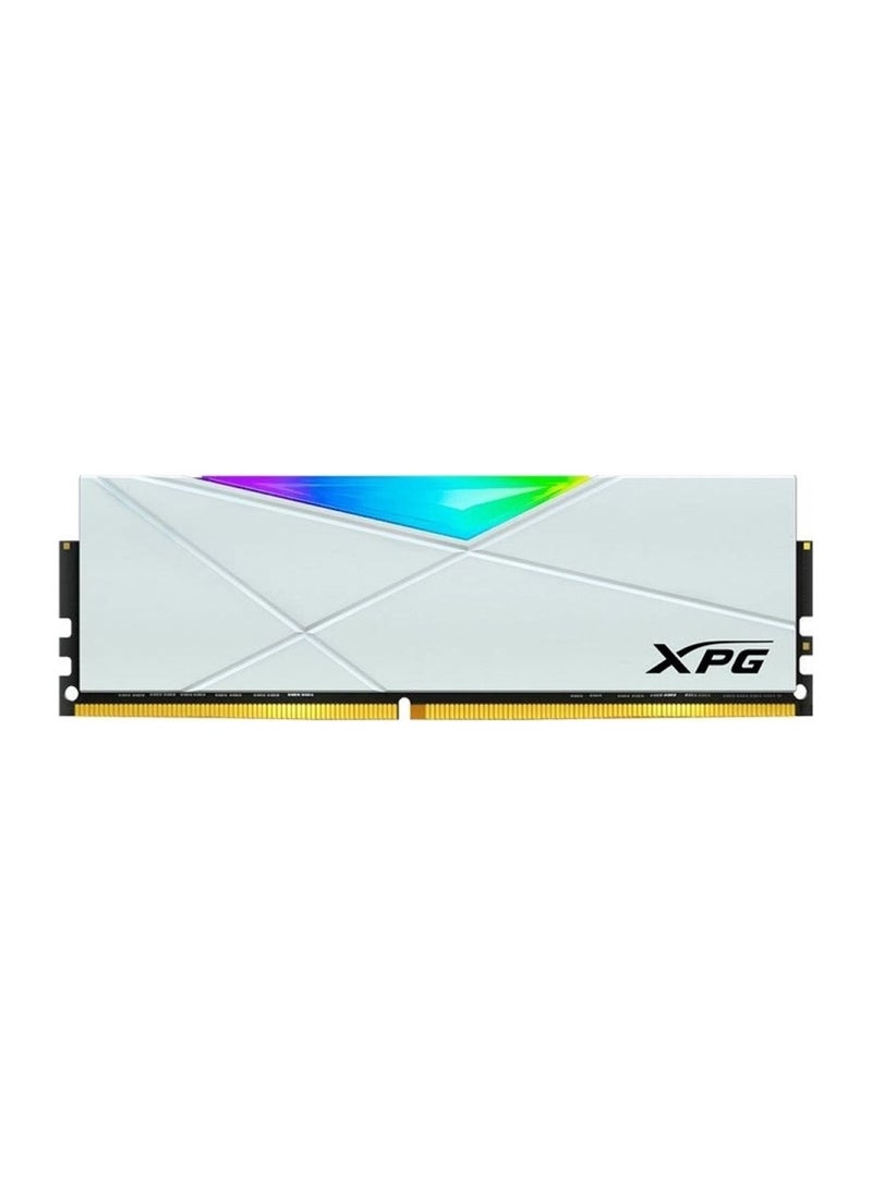 ADATA XPG Spectrix D50 32GB (32GBX1) DDR4 RGB Memory, 3600MHz Memory Speed, CL 18-20-20 CAS Latency, Supports Intel XMP 2.0, AX4U360032G18I-SW50  - Image 1