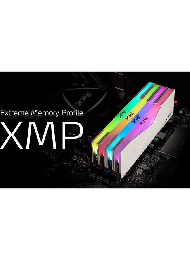 ADATA XPG Spectrix D50 32GB (32GBX1) DDR4 RGB Memory, 3600MHz Memory Speed, CL 18-20-20 CAS Latency, Supports Intel XMP 2.0, AX4U360032G18I-SW50  - Image 3
