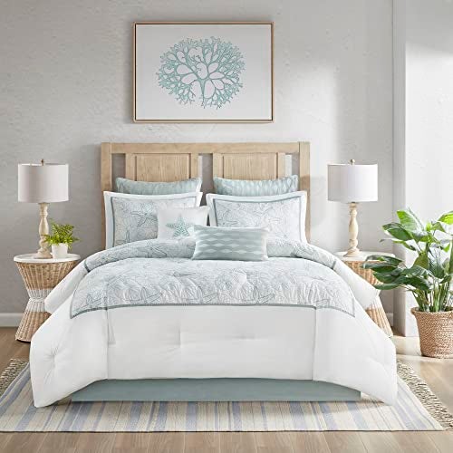 Harbor House Modern Fashionable Design Euro Sham - European Square Decorative Pillow Cover, Zipper Closure (Pillow Insert NOT Included), Blue 26x26 - Image 4