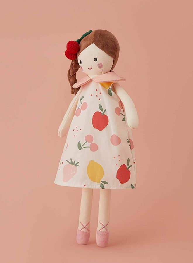 Glitters Kids Cherry Print Skirt Soft Doll for Girls – Cute & Cuddly Toy - Image 2