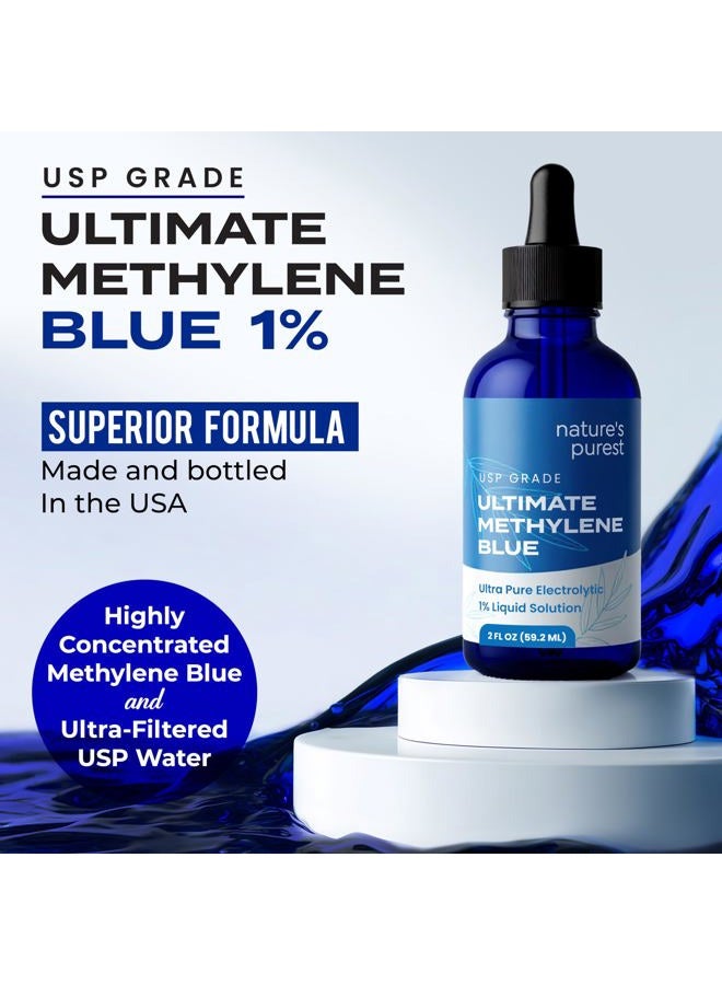 Sweat & Soul Methylene Blue Pharmaceutical Grade 2oz - Made in USA - Balanced Electrolytic 1% Solution - USP Grade, No Formaldehyde, No Alcohol, 3rd Party Tested - Image 4