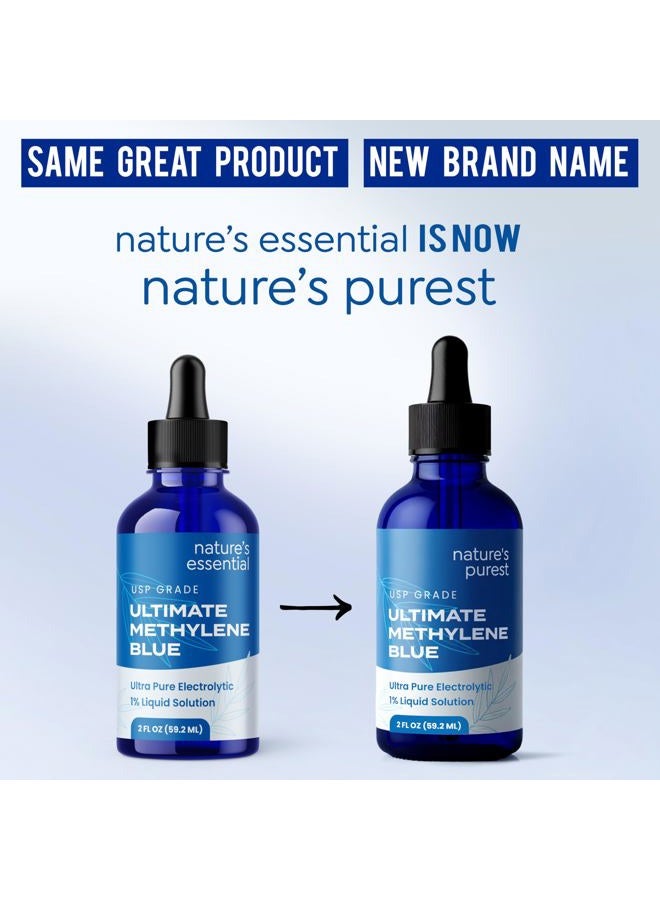 Sweat & Soul Methylene Blue Pharmaceutical Grade 2oz - Made in USA - Balanced Electrolytic 1% Solution - USP Grade, No Formaldehyde, No Alcohol, 3rd Party Tested - Image 2
