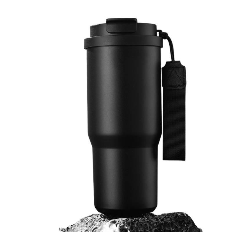 25 oz Stainless Steel Coffee Mug with Easy Carry Handle - Image 2