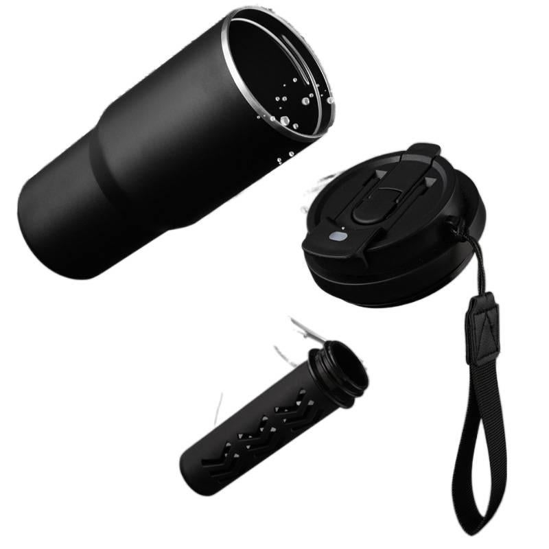 25 oz Stainless Steel Coffee Mug with Easy Carry Handle - Image 4