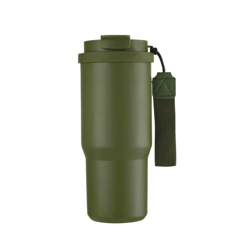 25 oz Stainless Steel Coffee Mug with Easy Carry Handle - Image 1