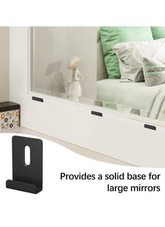 SYOSI 8 Pcs Metal Mirror Clips, Wide Channel Heavy Duty Hanger Clip Kit, Large Retainer Clips with Screws for Wall Mounting Mirrors, Frameless Billboards, Tile Displays  - Image 5
