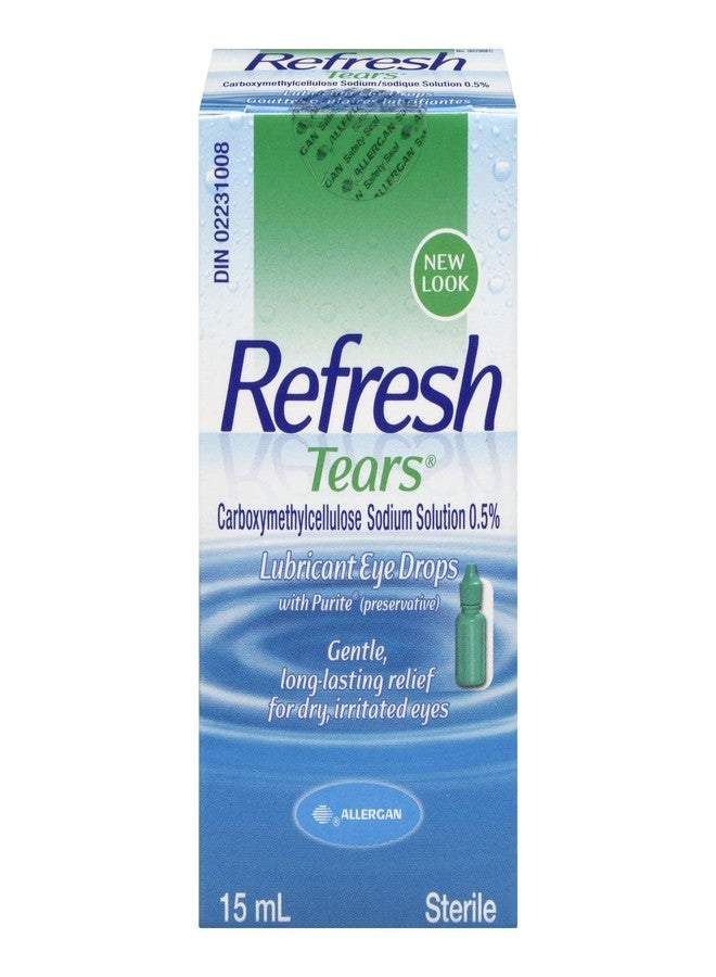 Somall Allergan Refresh Tears Size .5z Allergan Refresh Tears Eye Drops For Mild To Moderate Dry Eyes - Image 1