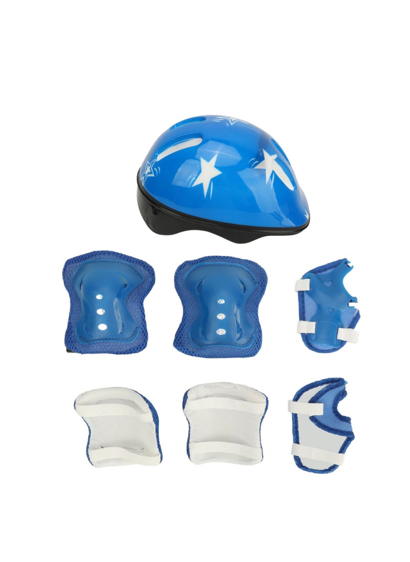 Velaurs - Children's Bicycle Helmet Set Sports Cycling Protective Gear Set Suitable for 5 to 14 Years Old - Image 1