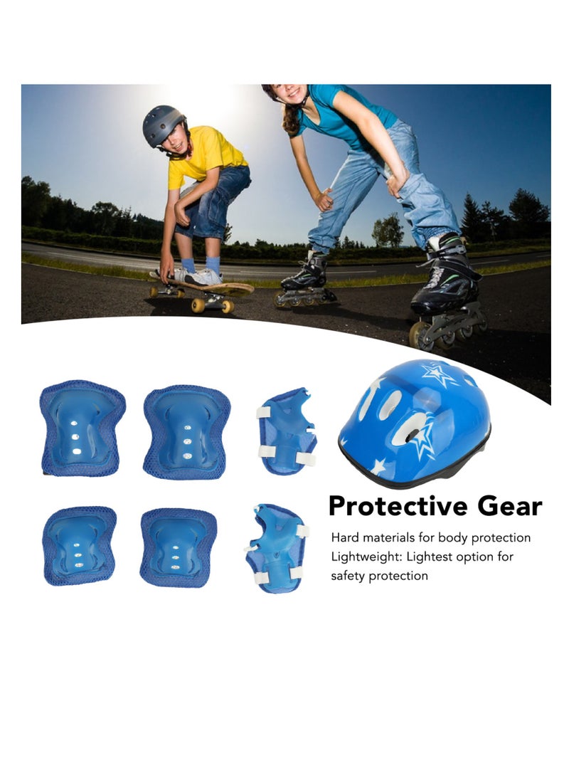 Velaurs - Children's Bicycle Helmet Set Sports Cycling Protective Gear Set Suitable for 5 to 14 Years Old - Image 1
