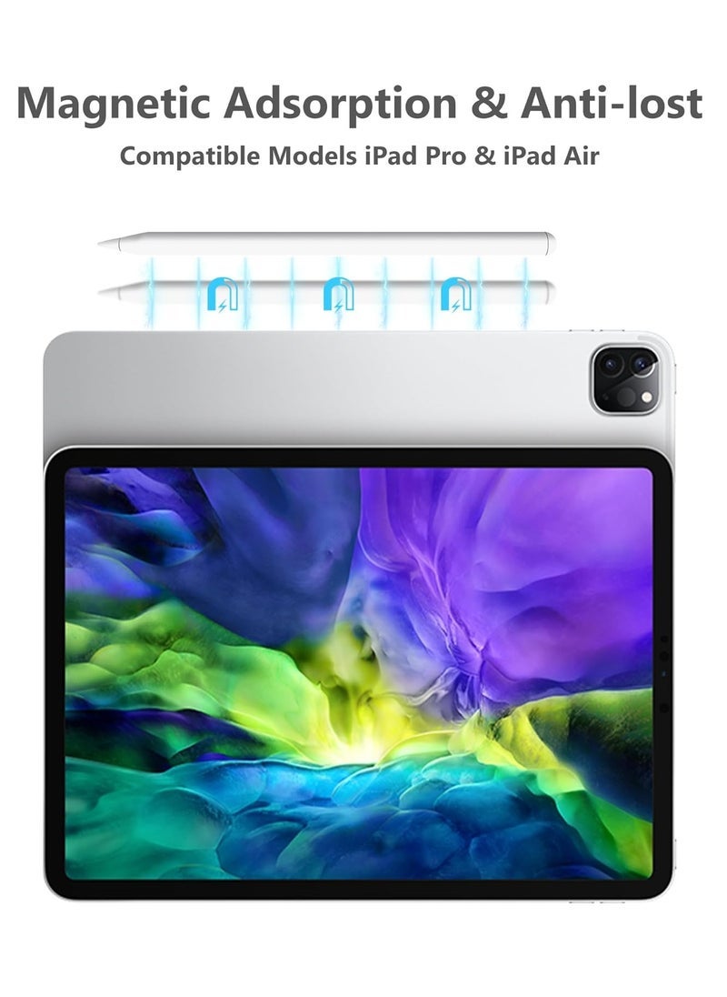 Gravity iPad Stylus Pen with Magnetic Wireless Charging, Palm Rejection, Tilt Sensitivity – Compatible with iPad Air 4/5, iPad Pro 11 inch (3/4/5/6), iPad Pro 12.9 inch (3/4/5/6), iPad Mini 6 – Ideal for Artists, Designers, Note-Takers, and Professionals - Image 5