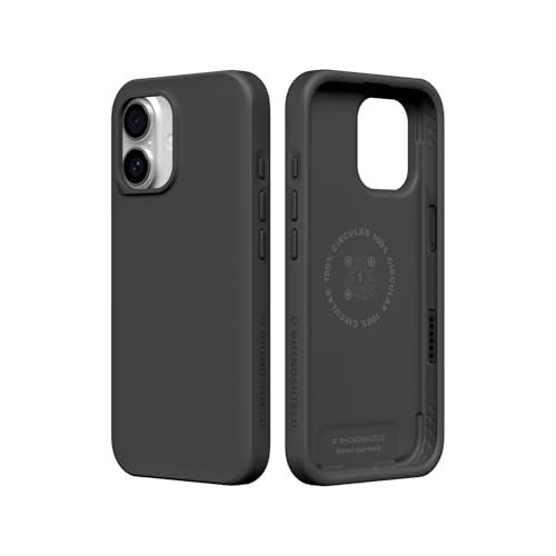 RhinoShield Phone Case Compatible with iPhone 17 SolidX Reinforced ShockAbsorbing Protection Minimal and Slim Design with Military Grade Drop Protection Classic Black - Image 1