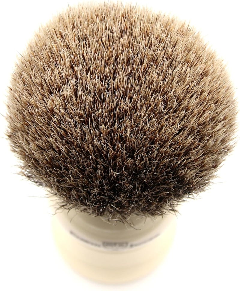 Edwin Jagger 1EJ287 Medium Super Badger Shaving Brush Imitation Ivory for use with Shaving Cream or Soap for Men - Image 3