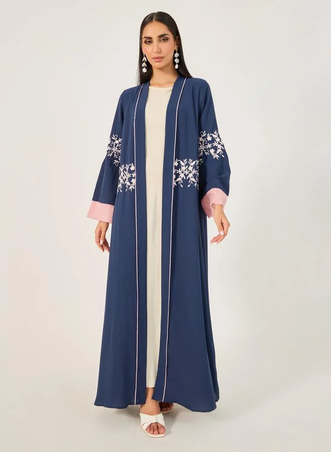 Take Two Embroidered Long Sleeves Regular Fit Shrug