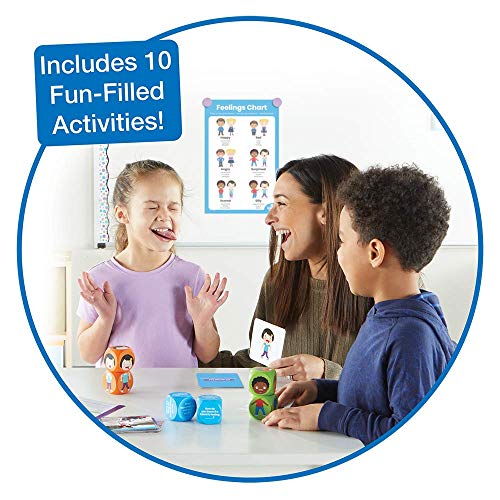 hand2mind Learn About Feelings Set Social Skills Games for Kids Social Emotional Learning Activities Play Therapy Toys for Counselors Calm Down Corner Supplies Autism Learning Materials - Image 5