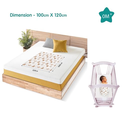 1ST STEP 100% Cotton Muslin Baby Swaddle Set, Pack of 3, Size-120cm x 100cm (47"x39"), (Brown) - Image 3