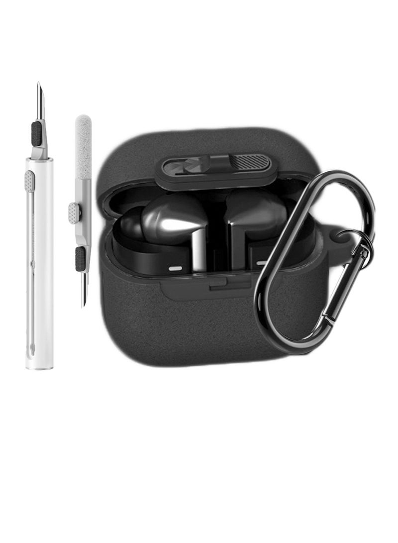 Safety Lock Earphone Protective Case For Samsung Galaxy Buds 3 Pro/Galaxy buds 3 Anti-fall Cases(Cleaning tools&key rings）  - Image 1