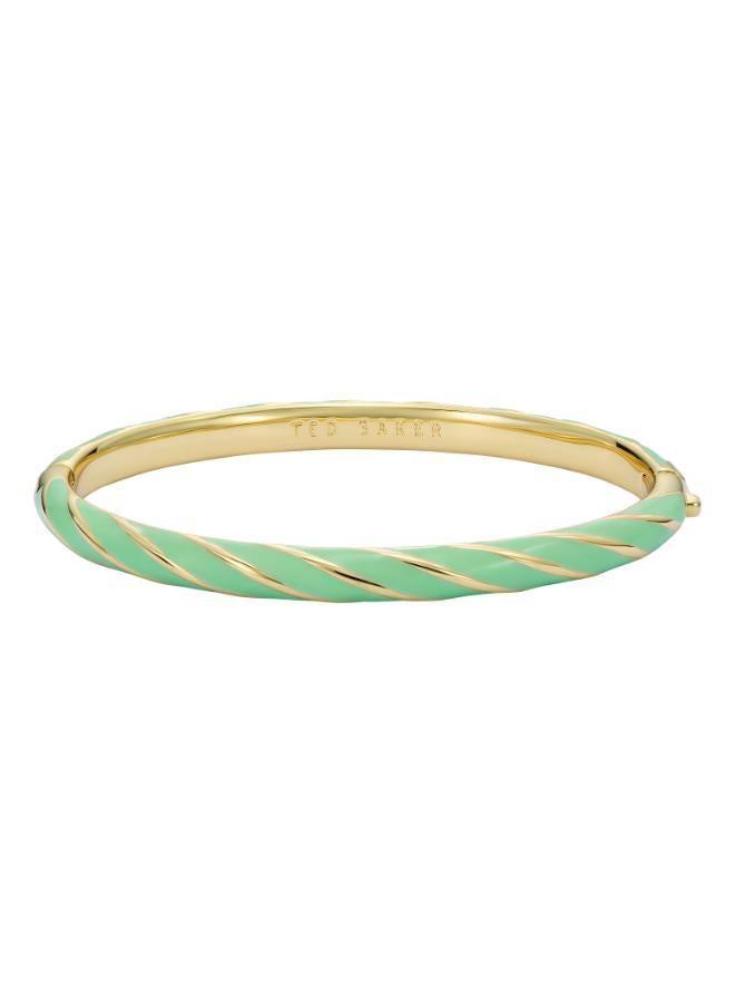 Ted Baker TRINITY: Twist Enamel Hinged Bangle Bracelet - Image 1