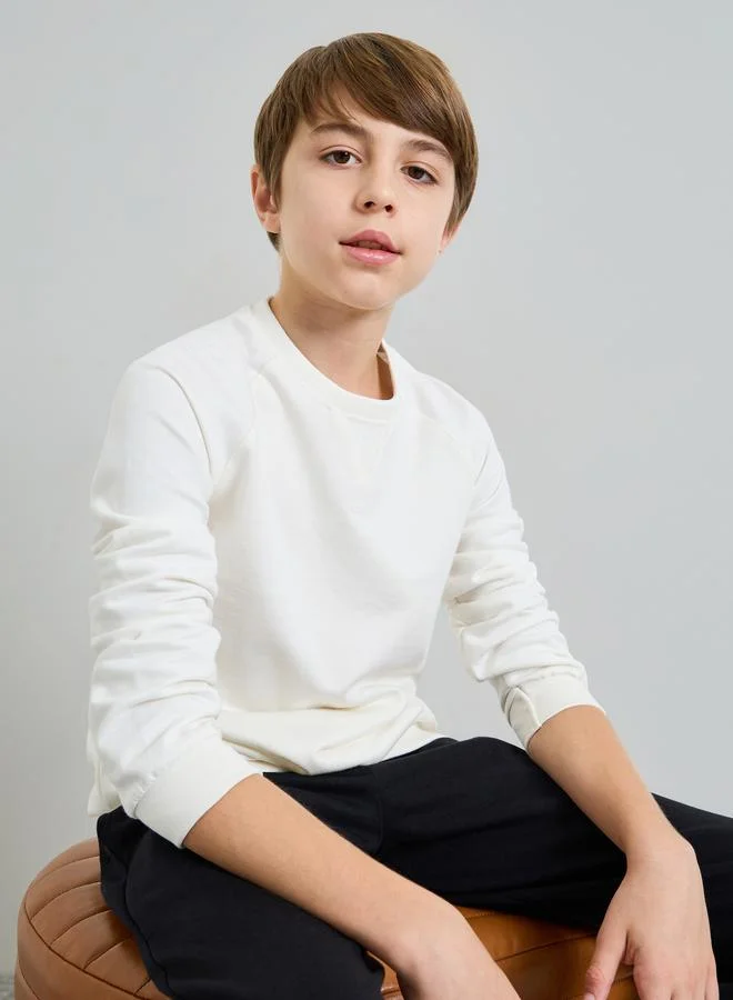 ستايلي Teen Unisex Cotton Regular Fit Sweatshirt