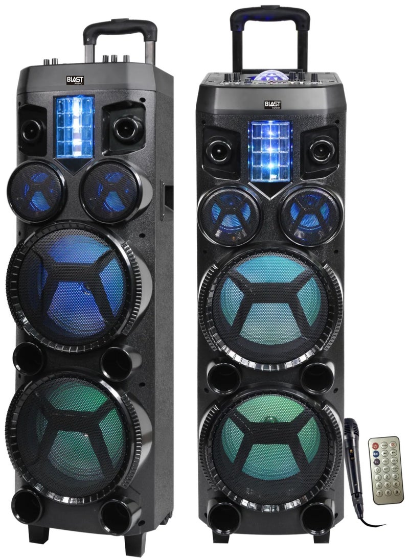 DLC DLC Sound Box Dj Outdoor Speaker with Trolley  - Image 3