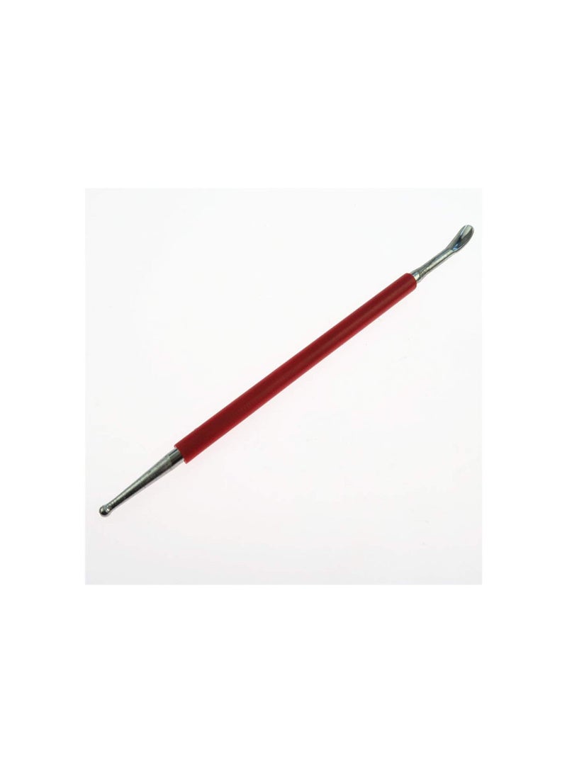 3pcs Leather Press Rub Tool Modeling Point Stylus Modelling Carving Tool Spoon Balls Embossing Carving Blade Press Tool