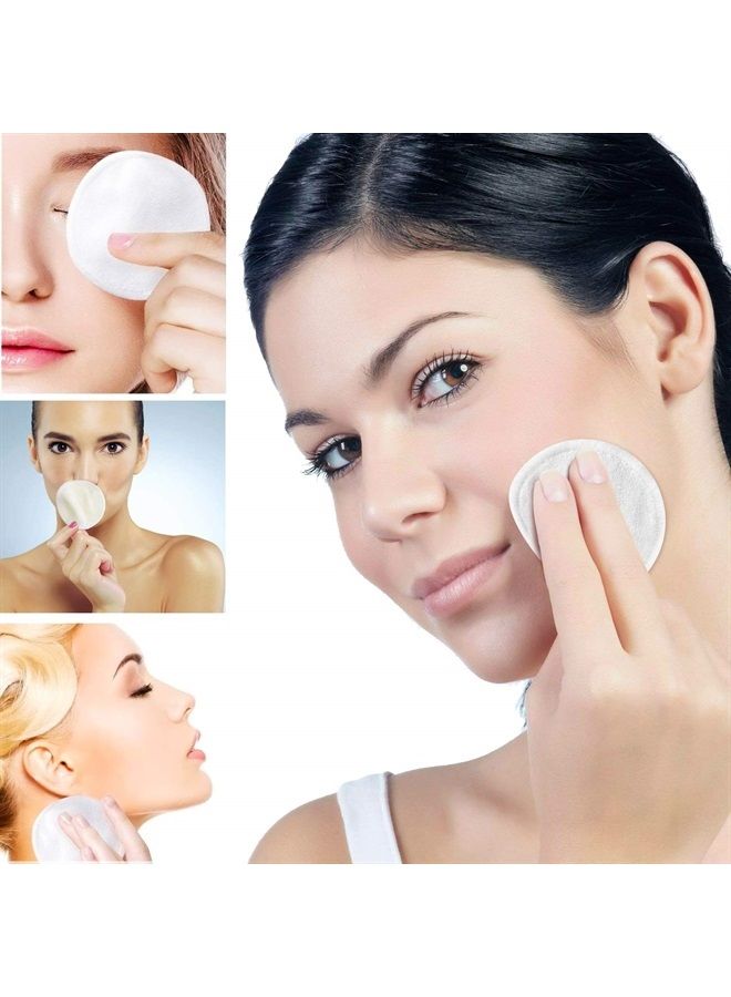 PINOWU 16 Pack Reusable Bamboo Makeup Remover Pads with Laundry Bag - 2 Layers Organic Cotton Rounds Pads, Washable Facial Cleansing Cloths Eye Makeup Remove Face Wipe (Chemical Free Bamboo Velour) - Image 4