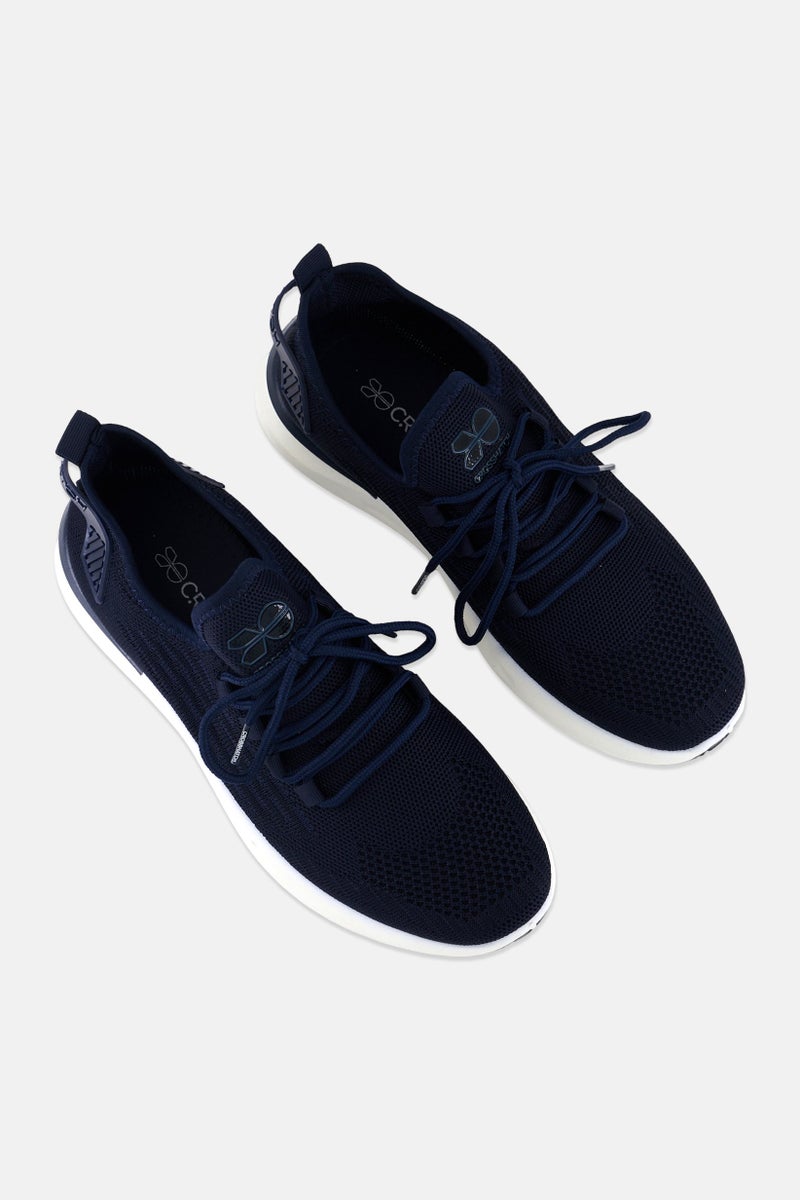 CROSSHATCH أحذية خارجية للرجال مزودة بأربطة، لون أزرق بحري - Image 4