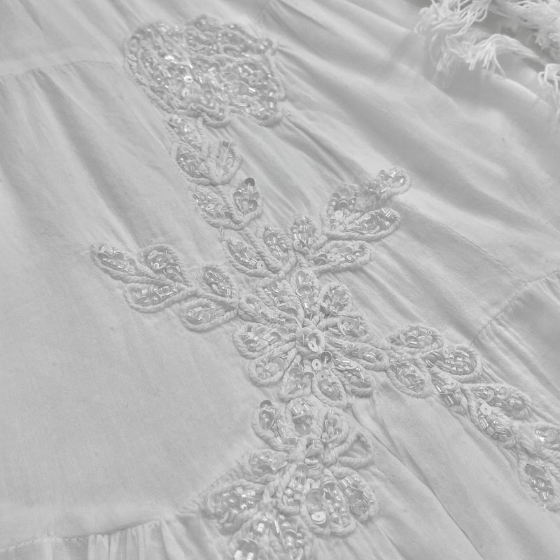 Antica Sartoria White Bardot Dress - Image 3