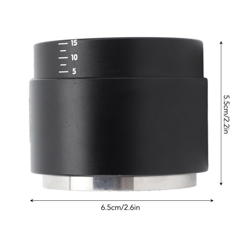 Professional 51mm Stainless Steel Coffee Distributor Tamper Adjustable Height Dual Head Type 1 - Image 3