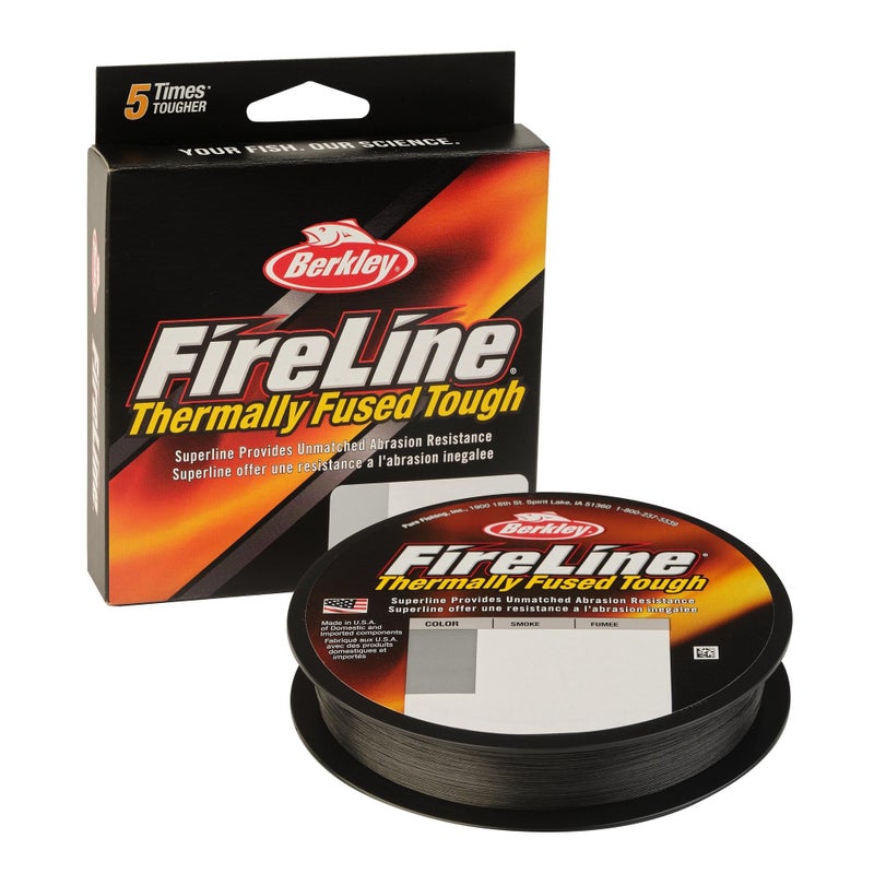 Berkley FireLine Superline Smoke 30lb 136kg 300yd 274m Fishing Line Suitable for Freshwater Environments - Image 2