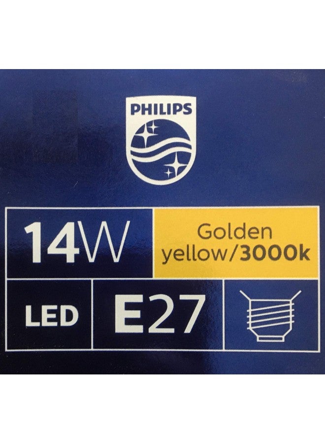 Philips 14W LED Bulb Base E27 (Golden Yellow, Pack of 1) - Image 4