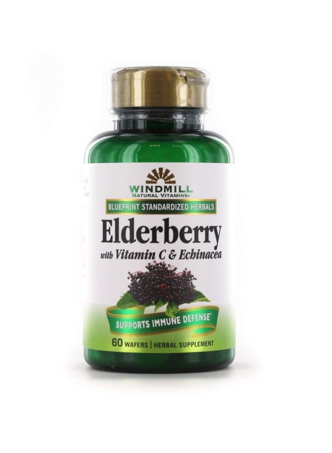 WINDMILL Elderberry With Vitamin C & Echinacea Capsules 60 Ea - Image 1
