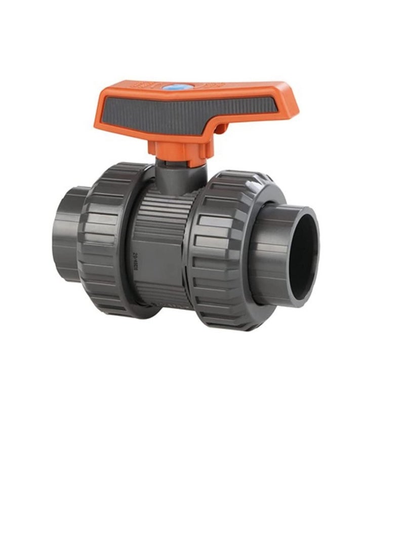 Cepex PVC Heavy Duty Water Supply Pipe Fittings for Swimming Pool, Agriculture, Irrigation & Commercial Plumbing Use (1 Inch, Union Ball Valve) - Image 2