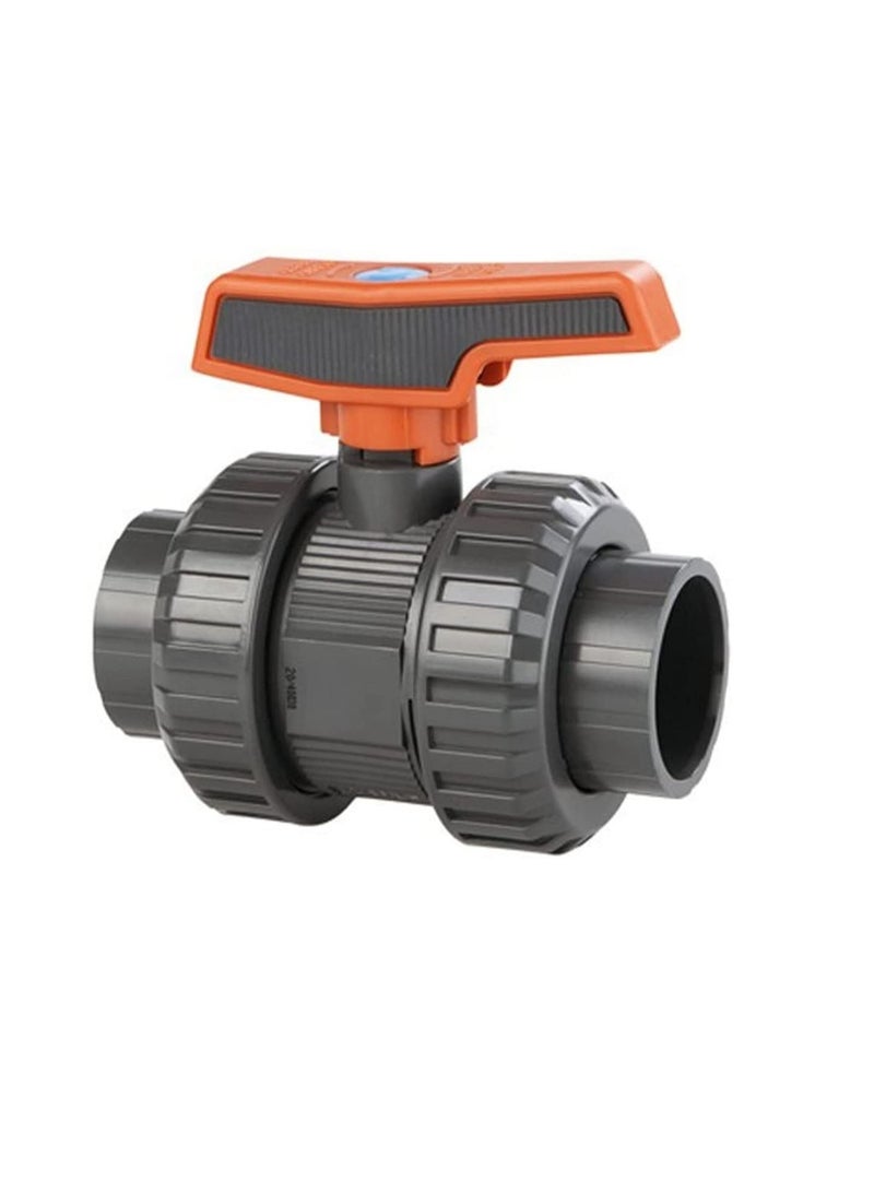 Cepex PVC Heavy Duty Water Supply Pipe Fittings for Swimming Pool, Agriculture, Irrigation & Commercial Plumbing Use (1 Inch, Union Ball Valve) - Image 1