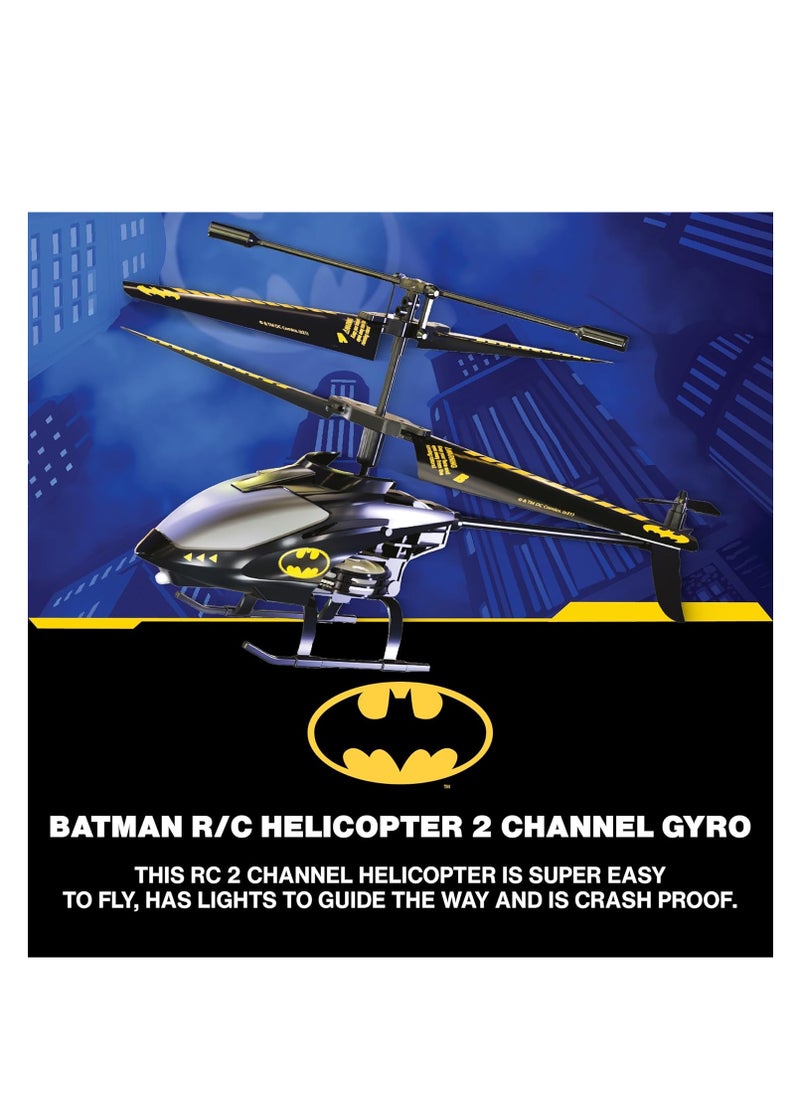 DC - DC Batman RC Helicopter 2X Channel Gyro - Image 1