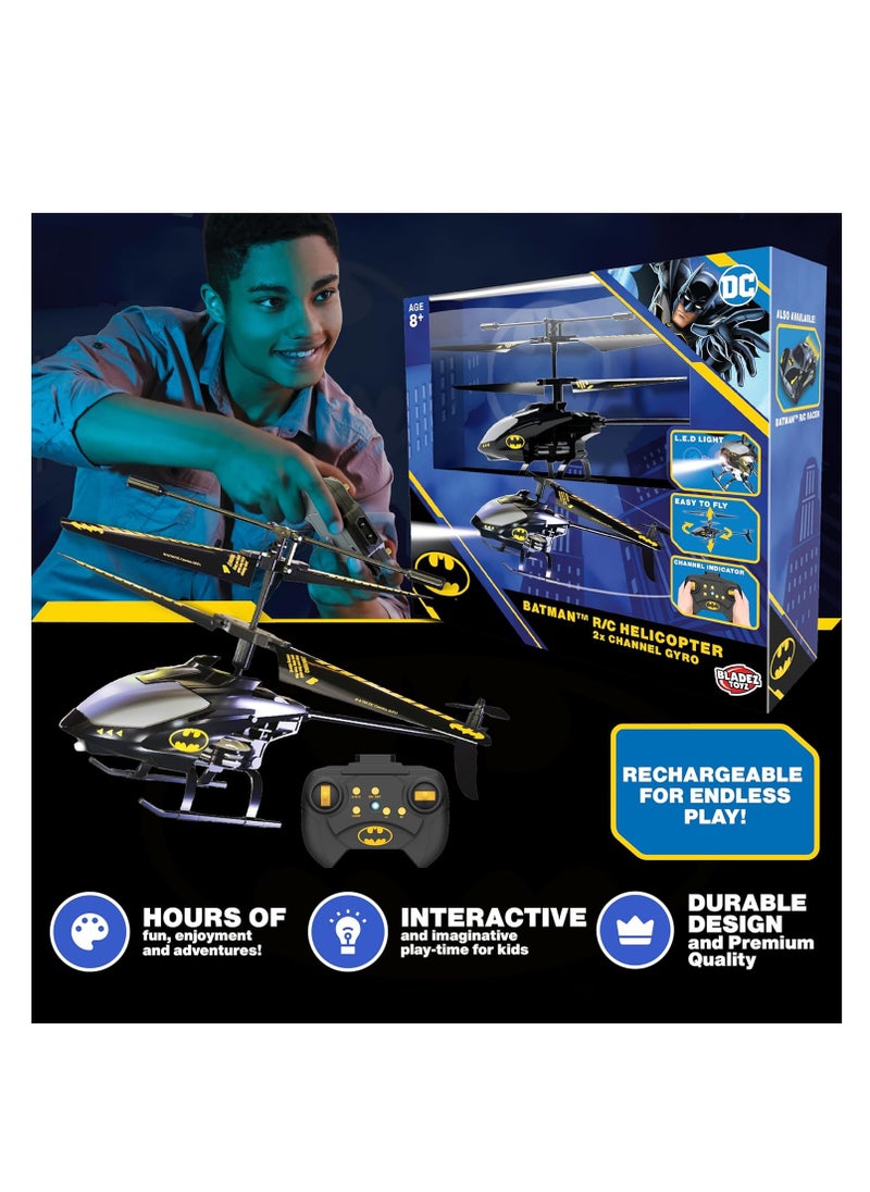 DC - DC Batman RC Helicopter 2X Channel Gyro - Image 1