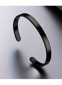 1pc European And American Best-selling All-match Stainless Steel Open Glossy Bracelet Sexy C-shaped Bracelet