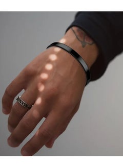 Goolsky 1pc European And American Best-selling All-match Stainless Steel Open Glossy Bracelet Sexy C-shaped Bracelet  - Image 3