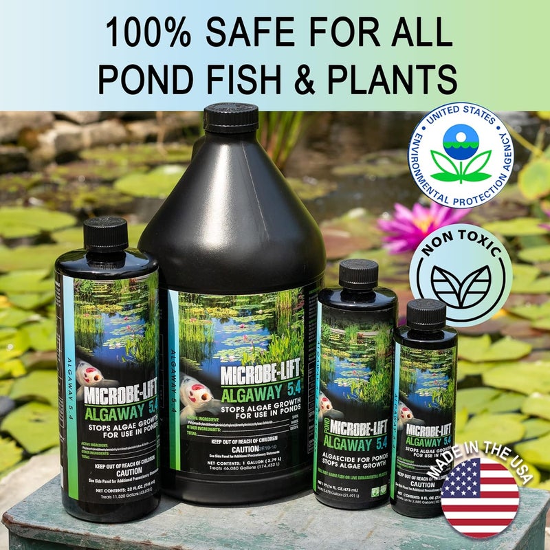 Microbe Lift MICROBE-LIFT Algaway 5.4 Algae Control Treatment for Ponds and Water Gardens - 8 Ounces - Image 4