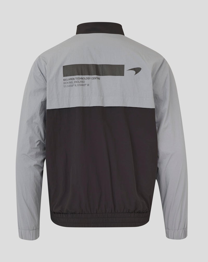 Castore McLaren F1 Night Race Nylon Bomber Jacket M - Image 3
