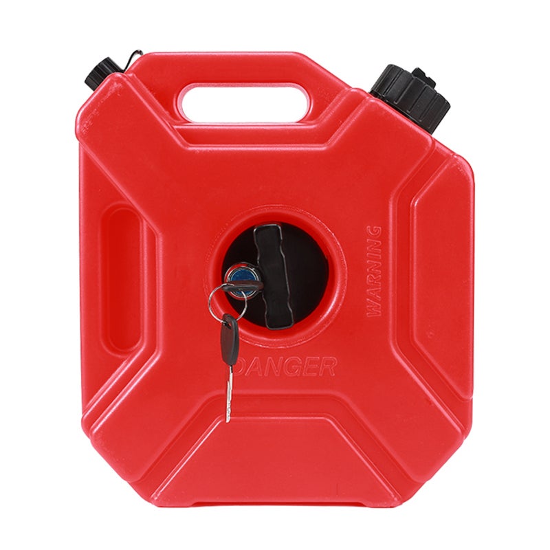 Portable Gas Tank HDPE Anti Theft Lock Backup Fuel Tank - Enhanced Security Fuel Transfer Tank for Motorcycles SUVs ATVs - Image 2