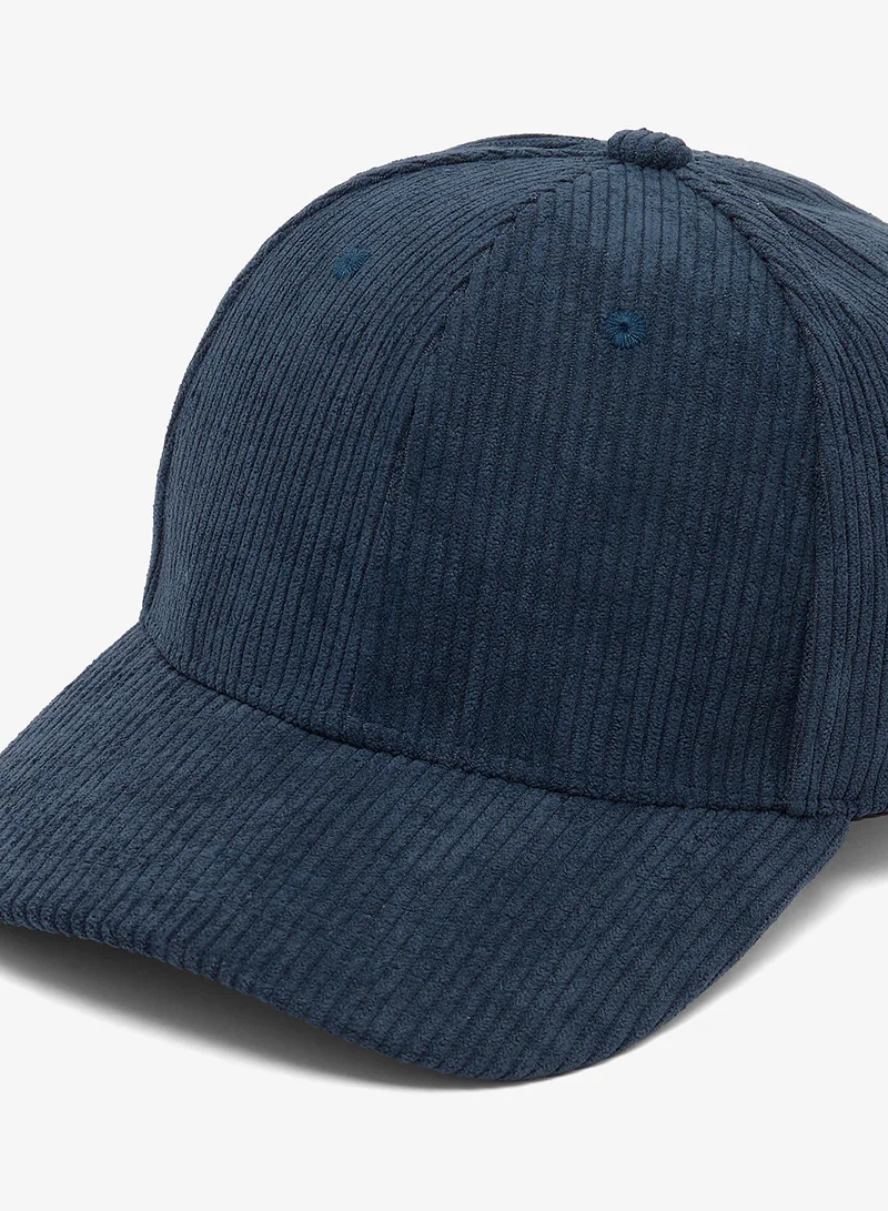 Seventy Five  Plain Corduroy Curved Peak Cap for Men | Best Price UAE