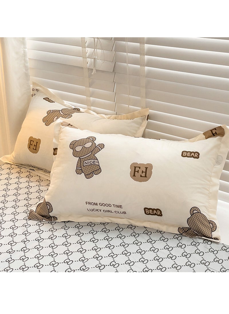 Sharpdo - 4-Piece Set Bedding Modal Quilt Cover Set - Image 1