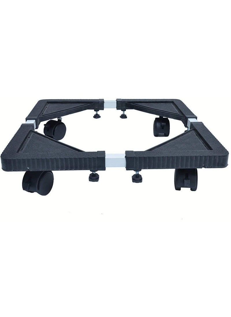 ELTRAZONE Multi-Functional Movable Adjustable Base Rack Stand with Wheel Removable Trolly Cart for Domestic Appliances - Drinking Fountains and Gas Bottle Base - Image 2