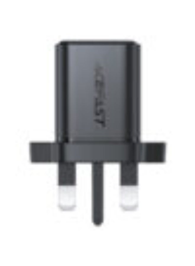 ACEFAST Fast Charge Wall Charger A126, GaN PD20W, Two Ports 1 USB-A & 1 USB-C,  Faster Cooling, Smaller Size, Suitable Phones, Tablets, Game Consoles - Black - Image 3