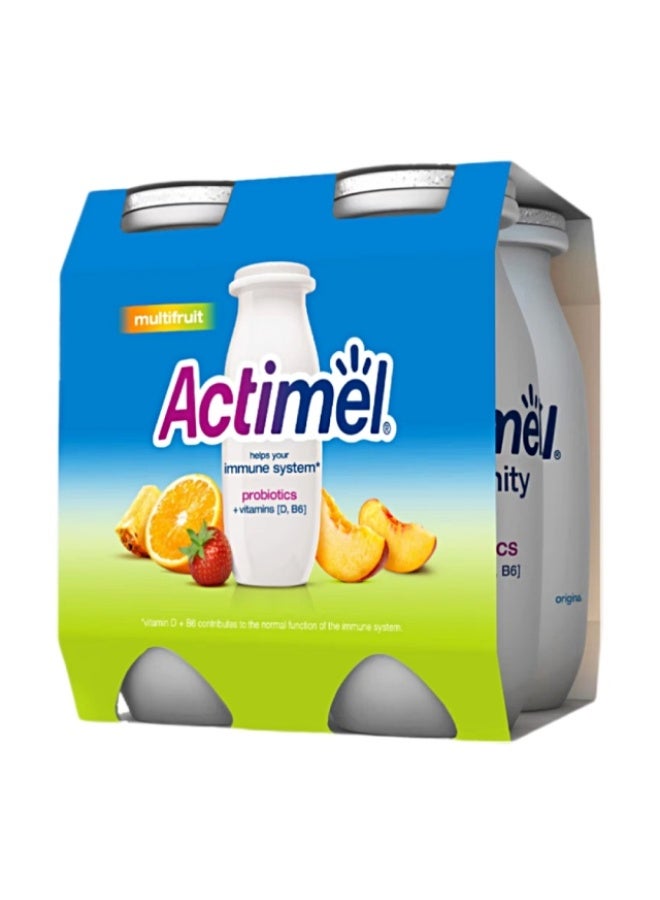 Low Fat Dairy Drink Multifruits - 4 x 93ml