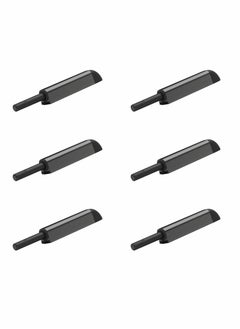 Y&D Magnetic Touch Latch, Door Catch Push to Open Latch Adjustable Cabinet Closures Release Catches Damper for Cupboard Wardrobe (6Pcs Black)  - Image 1