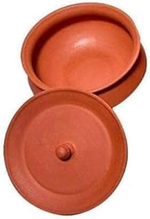 Organic Clay Dahi Handi | Clay Handi | MItti Handi | Curd Pot Medium Size | Pot with Lid_10  - Image 3